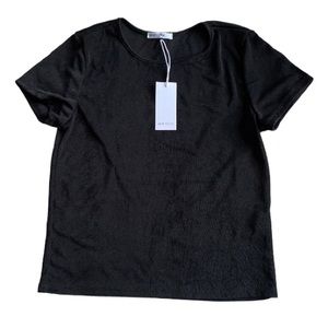 Antistar Black Semi-Sheer Tee